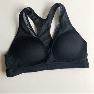 Black Mesh Sports Bra Size Medium